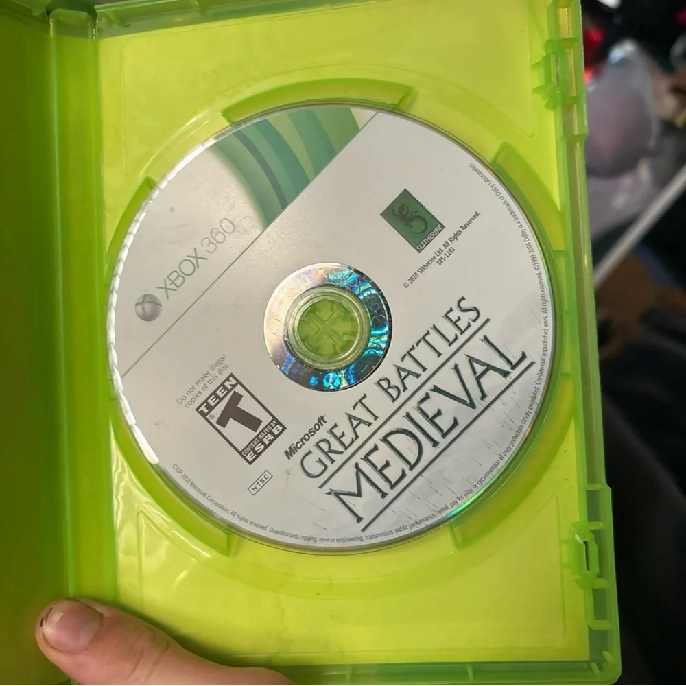 History Great Battles Medieval Microsoft Xbox 360 2011 Works Tested